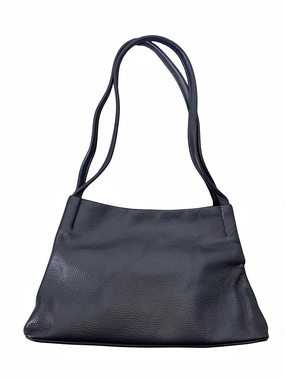 Kaitlee Leather Shoulder Bag in Blue Like New